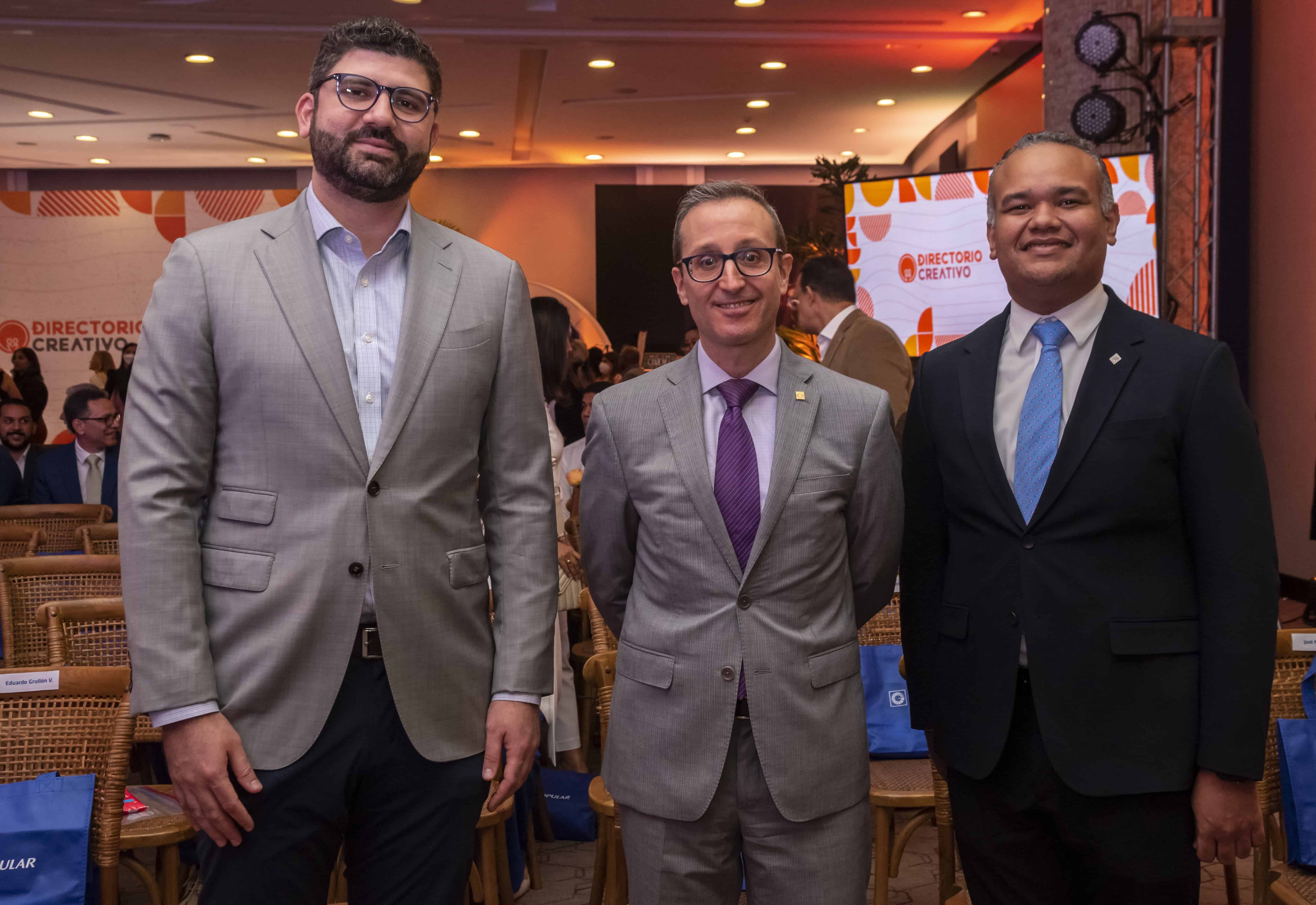 Carlos Flaquer, Esteban Martínez Murga y Leonel NG.