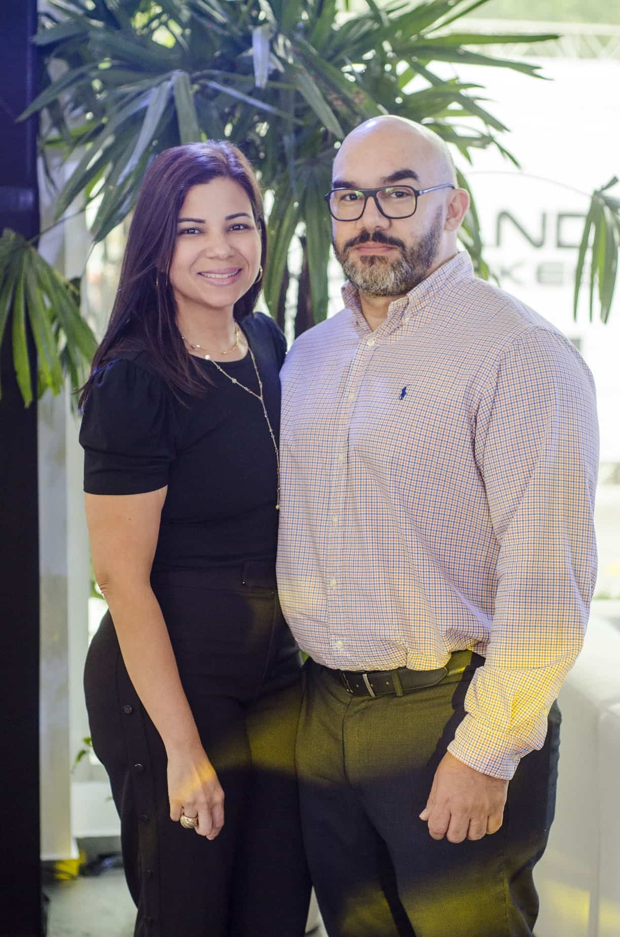 Yahaira Brador y César Durán.