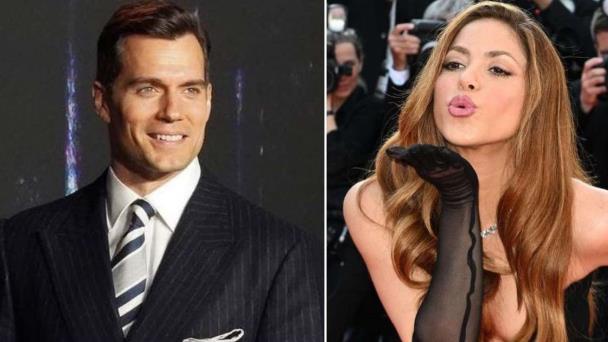 Video | Henry Cavill se distrae con los atributos físicos de Shakira durante entrevista