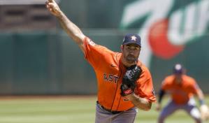 Verlander coquetea con otro sin hit y los Astros se imponen