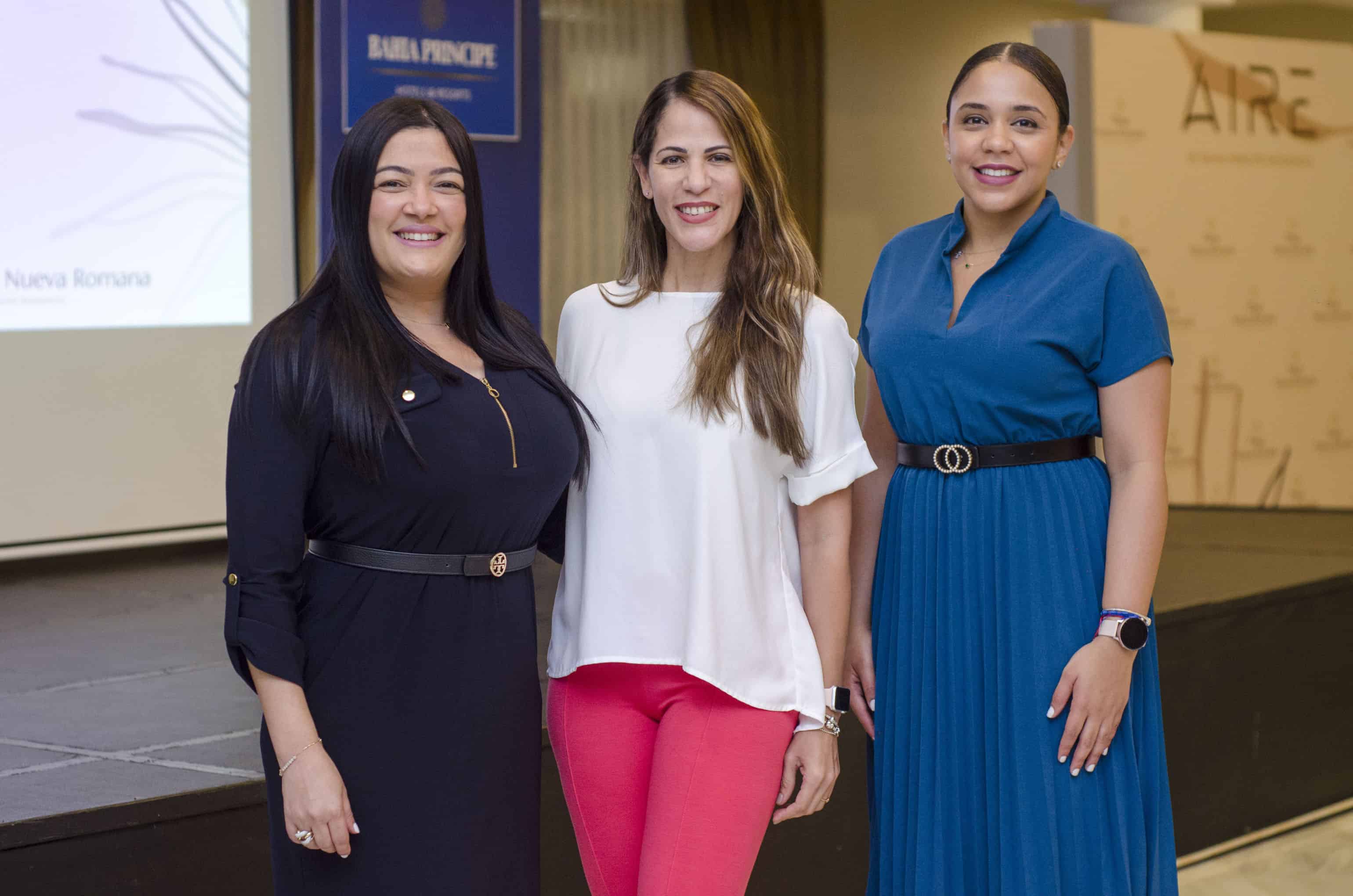 Diandra Aguiló, Karina Tejeda y Yamilé De los Santos.