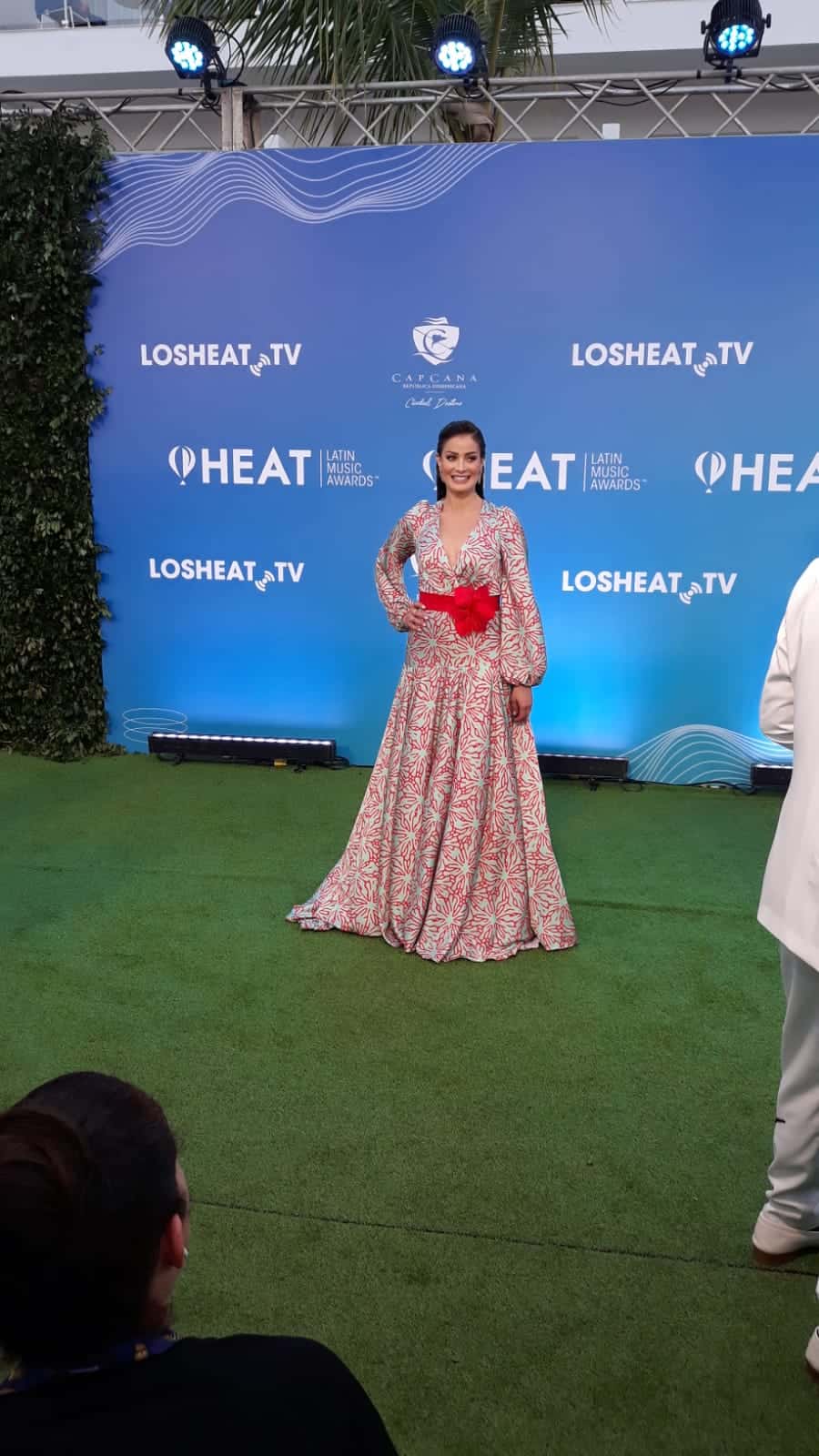 Dayanara Torres  en la alfombra verde de premios Heat 2022.