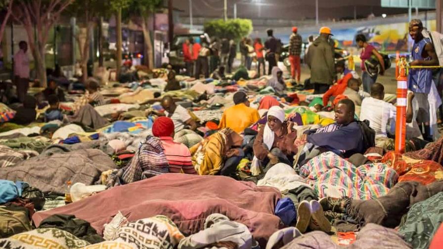 Migrantes haitianos en Tijuana rechazan política migratoria de EEUU y México