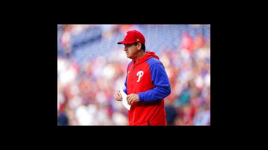 Los Filis logran victoria en el primer juego sin Girardi