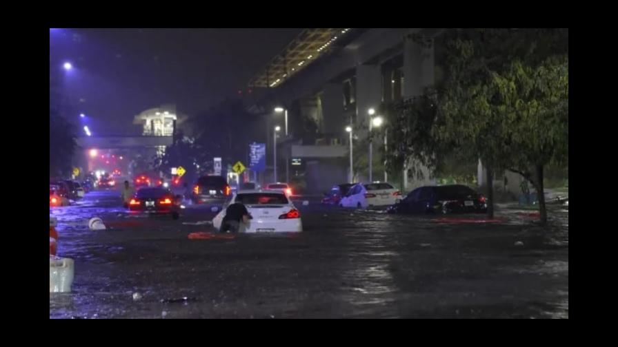 Inundaciones en el sur de Florida tras el paso de la tormenta tropical Uno