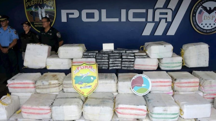 Incautan 305 kilos de cocaína en la costa noroeste de Puerto Rico