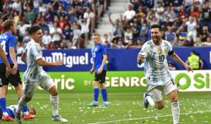Repóker histórico de Lionel Messi con Argentina