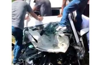 Encargado de Recursos Humanos de la Policía sufre accidente de tránsito