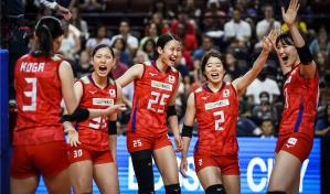 Las Reinas del Caribe pierden 3-1 de Japón en la Liga Voleibol de Naciones
