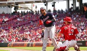 Nacionales vencen 5-4 a Rojos; Franco dispar&oacute; jonr&oacute;n