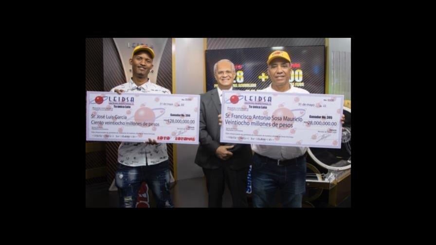 Leidsa entrega RD$156 millones a dos ganadores Leidsa entrega RD$156 millones a dos ganadores