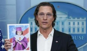 El apasionado discurso de Matthew McConaughey para pedir límites a las armas