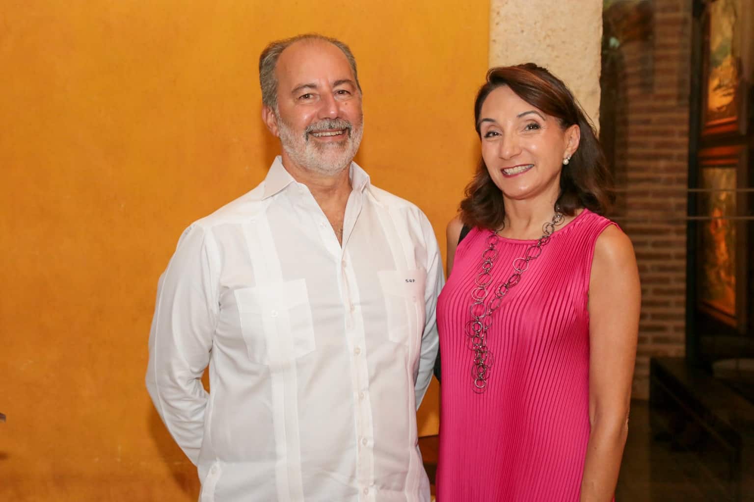 Stefano Queirolo Palmas y Ornella Cuppone.