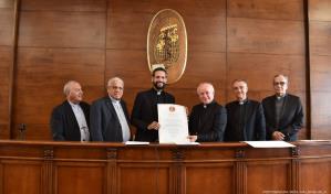 Acuerdo de cooperaci&oacute;n entre la Universidad Cat&oacute;lica Santo Domingo y el Pontificio Instituto Teol&oacute;gico Juan Pablo II