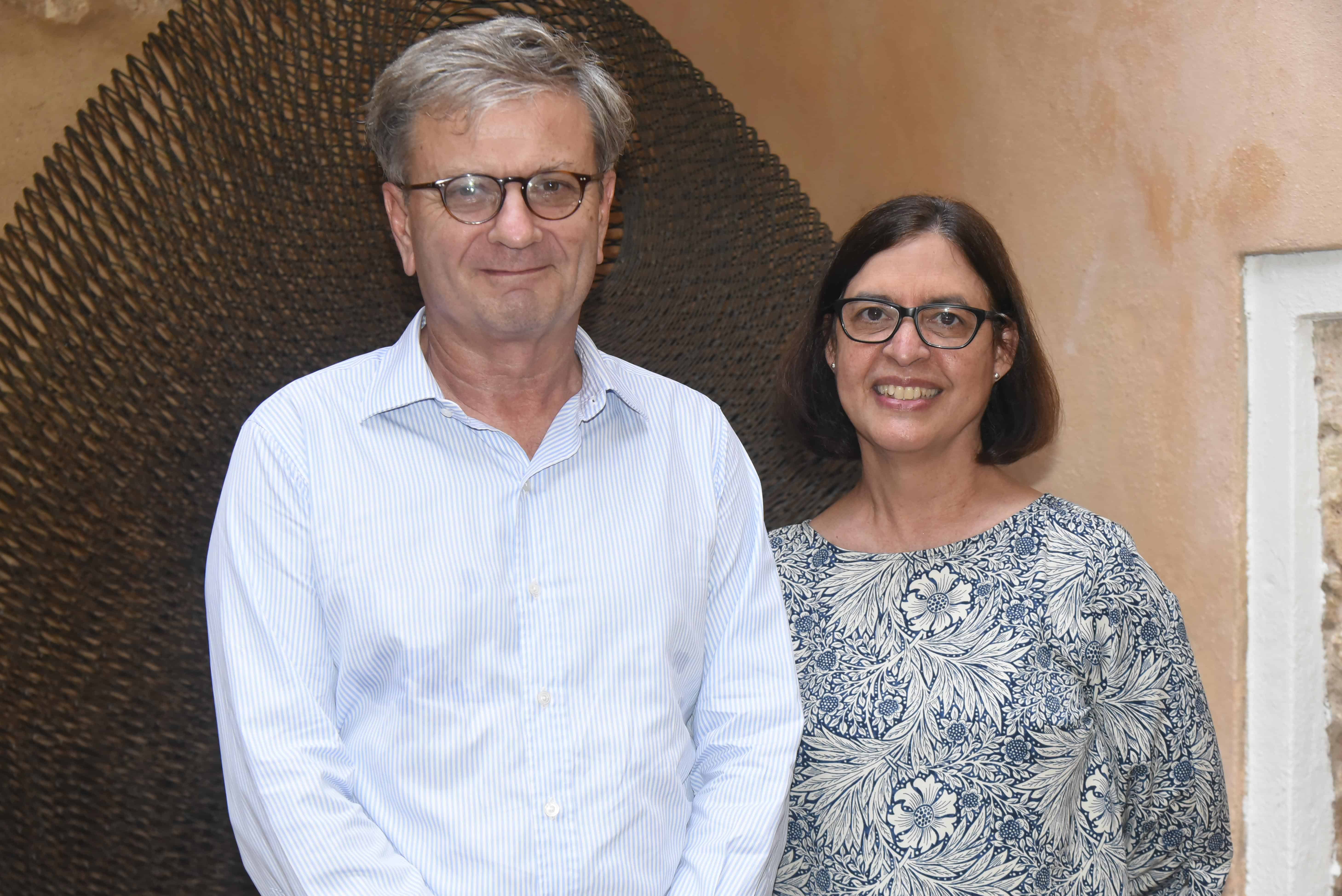 Renaud Anselin y María Josefina Ramírez.