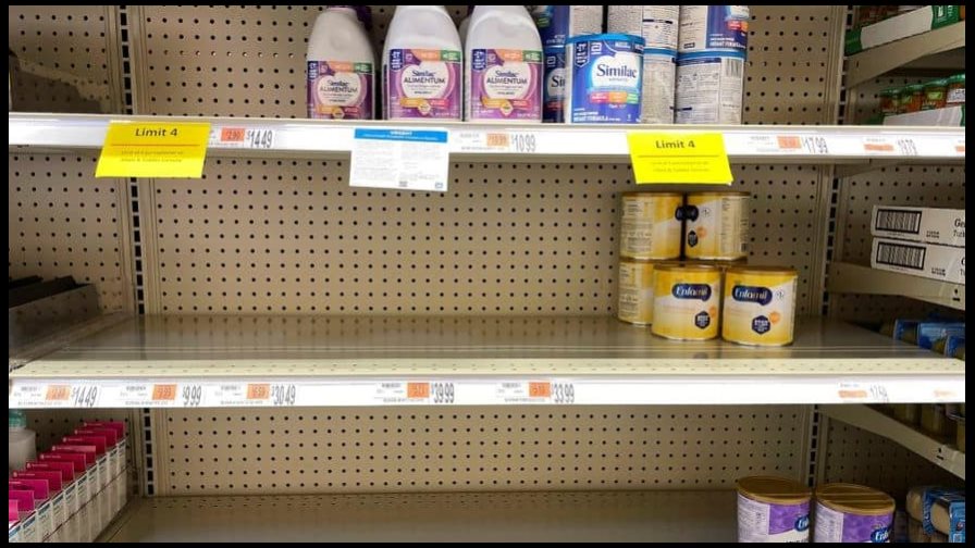 EE.UU. compra a España más de 16,5 millones de botellas de leche para bebés