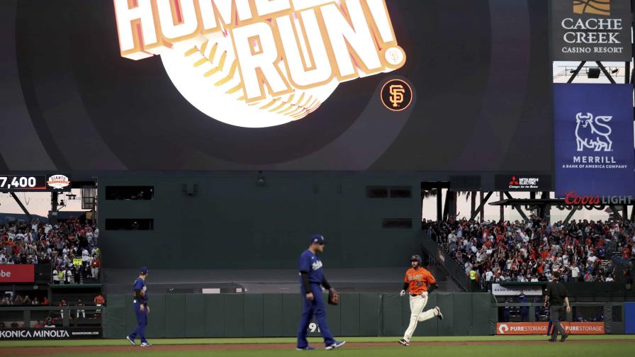 VÍDEO | Ruf pega dos jonrones, Junis gana y Gigantes vencen a Dodgers