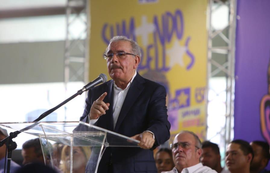 Danilo Medina se trasladará este domingo a SDN a juramentar nuevos militantes