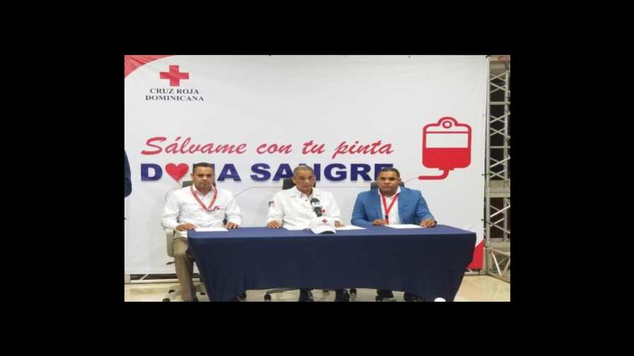 Cruz Roja Dominicana promueve campaña de donación de sangre