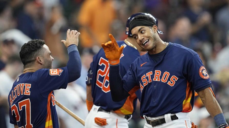 Jeremy Peña y Julio Rodríguez los dos mejores novatos en la Liga Americana