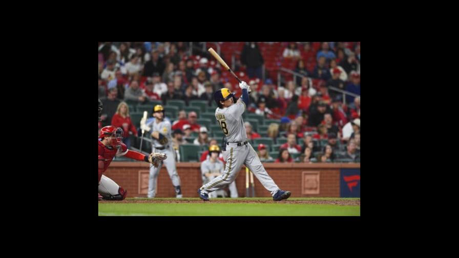 Cerveceros ganan en duelo de jonrones en el que Adames dio uno