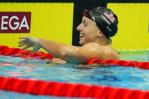 Ledecky gana en 400 metros libres en Mundial de Natación
