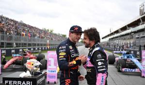 Verstappen logra la pole en Canad&aacute; tras duelo con Alonso bajo la lluvia