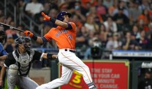 Astros apalean 13-3 a Medias Blancas; Brantley da un grand slam