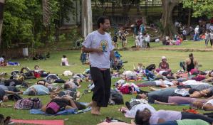 Celebran en el pa&iacute;s el D&iacute;a Internacional del Yoga en el Jard&iacute;n Bot&aacute;nico Nacional