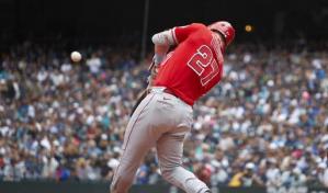 Angelinos superan a Marineros con otro jonr&oacute;n de Trout