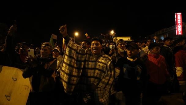 Ecuador cumple una semana de protestas con el primer manifestante fallecido