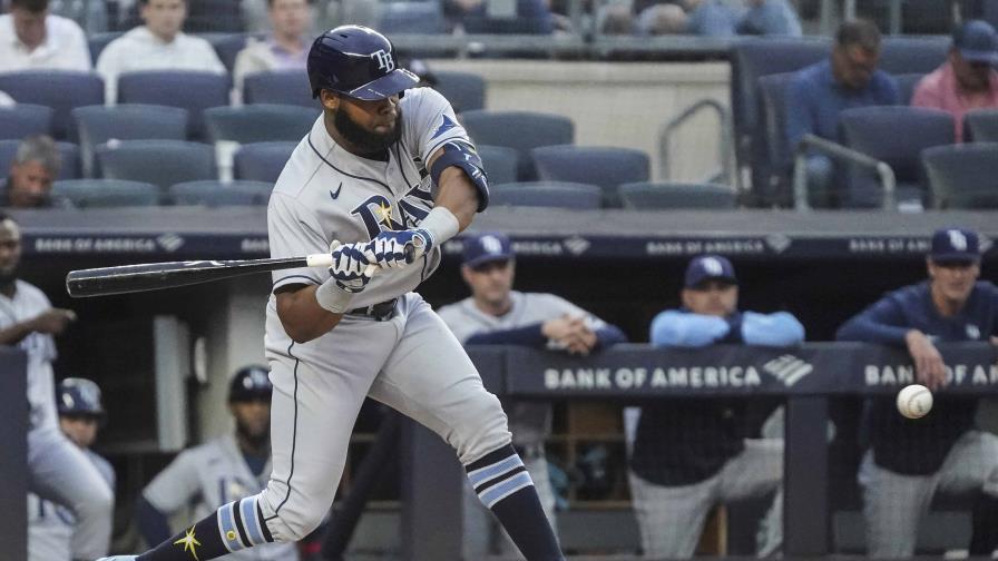 Video|Manuel Margot es sacado en camilla del terreno de juego Video|Manuel Margot es sacado en camilla del terreno de juego
