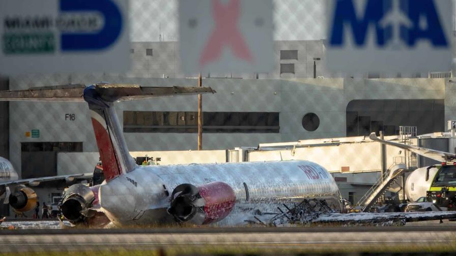 Hospitalizados en accidente del avión dominicano con heridas leves