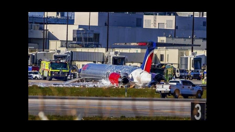 Red Air reporta siete heridos en el avión que se incendió al aterrizar en aeropuerto de Miami