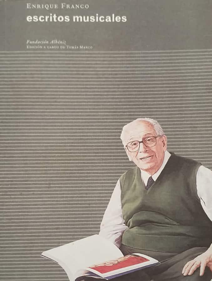 Enrique Franco, Fundación Albéniz, 2006, 447 págs. Prologado por Paloma O’Shea, este libro recoge las “notas al programa” que este autor escribiese para los conciertos de la Sinfónica de Radio Televisión Española. Glosas escritas con orden y concierto, de gran utilidad y orientación.