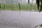 Se registra granizada en zona de Constanza Se registra granizada en zona de Constanza