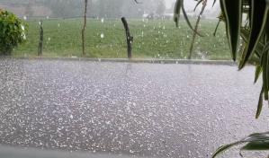 Se registra granizada en zona de Constanza