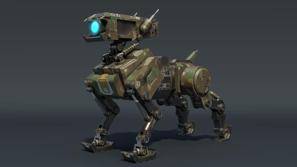 Ucrania usará un perro robot de EEUU para limpiar minas