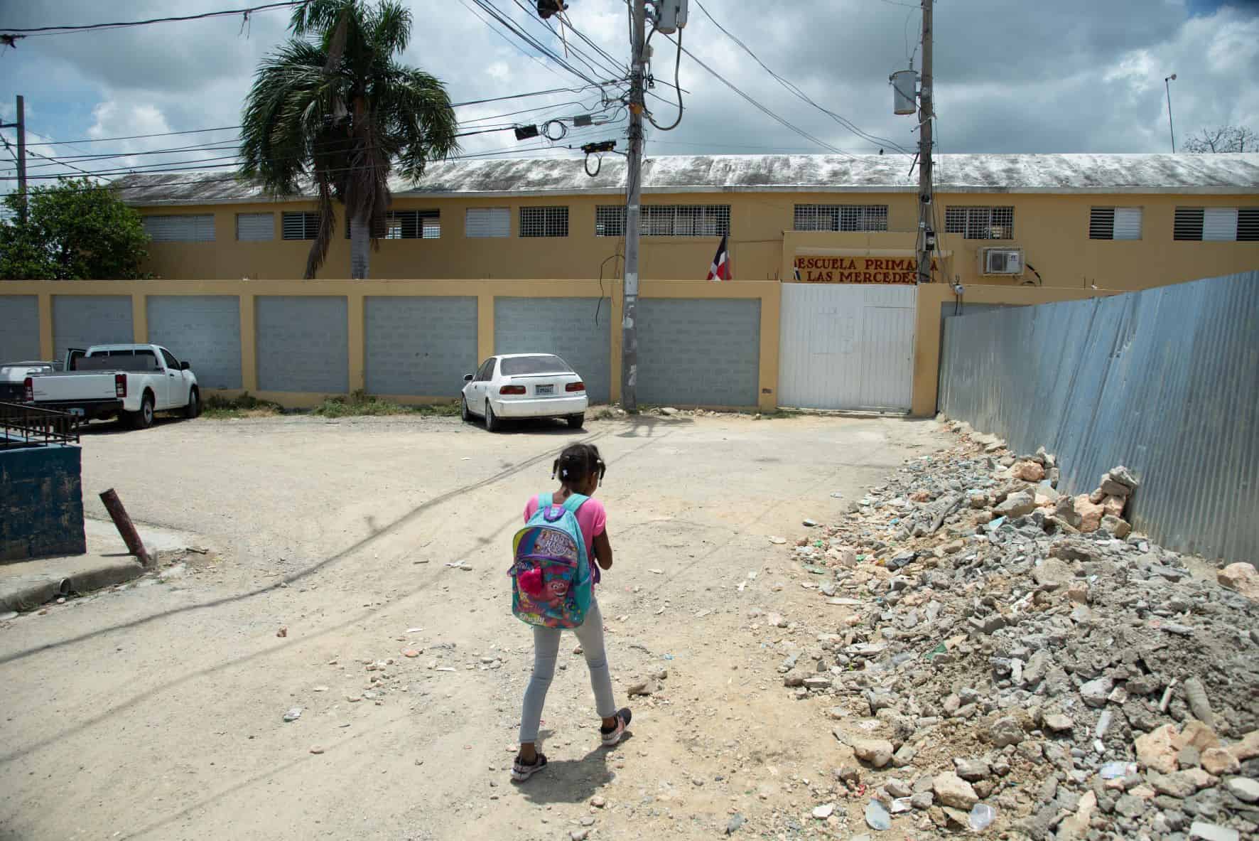 Entrada del plantel.