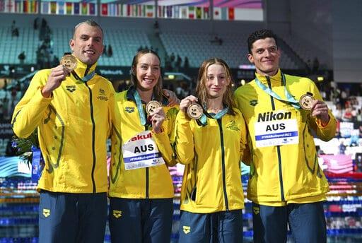 Récords de Australia y Katie Ledecky en mundial de natación