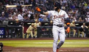 Javier Báez pega grand slam y Tigres superan a Diamondbacks