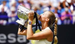 Kvitova es campeona en Eastbourne