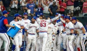 García define con jonrón; Rangers superan a Nacionales