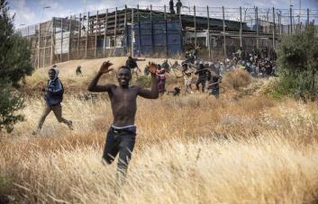 Protestas contra la “masacre” en la frontera de Melilla