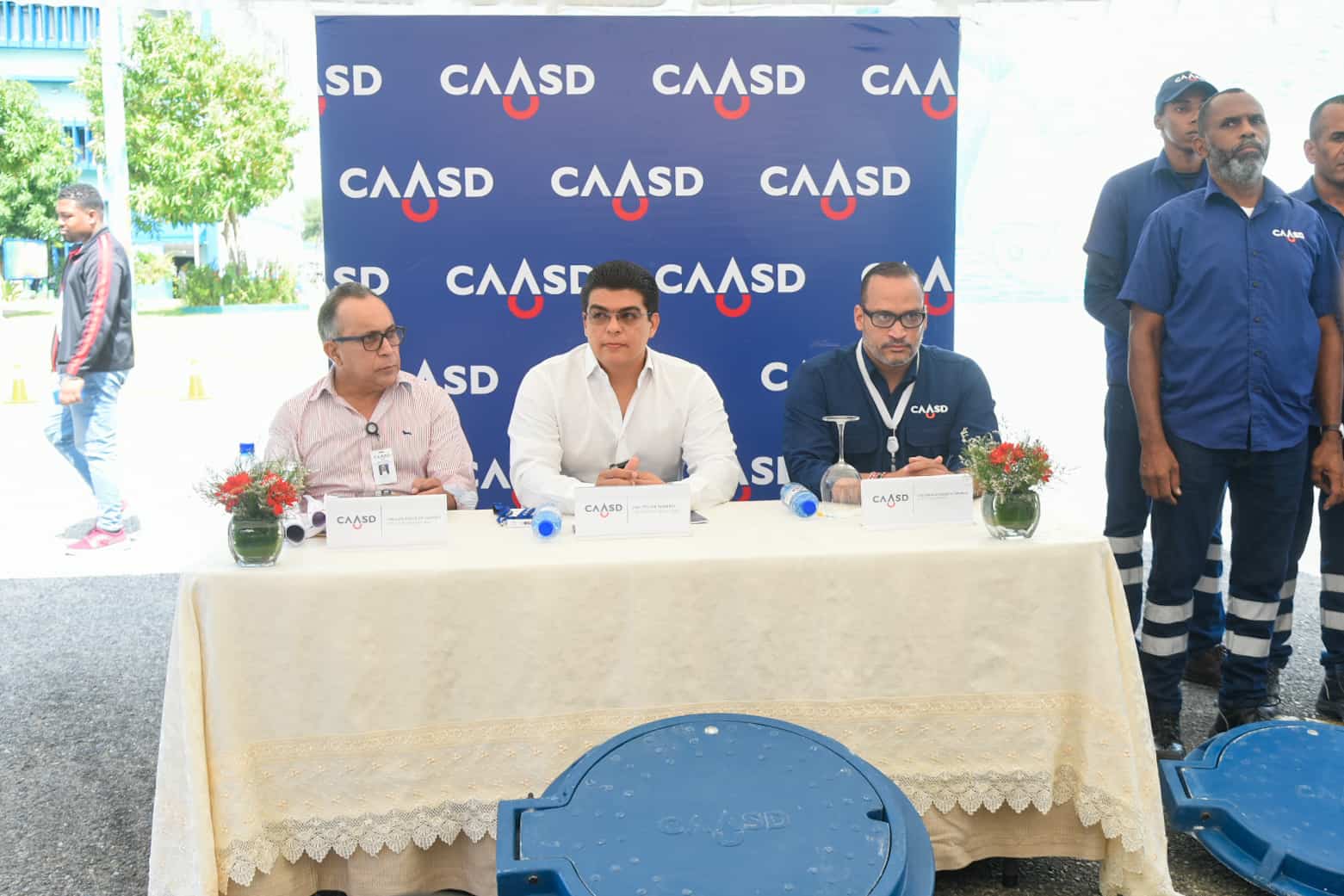 La Rueda de prensa fue en la sede de la CAASD