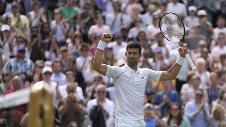 Djokovic avanza como tromba a la tercera ronda de Wimbledon