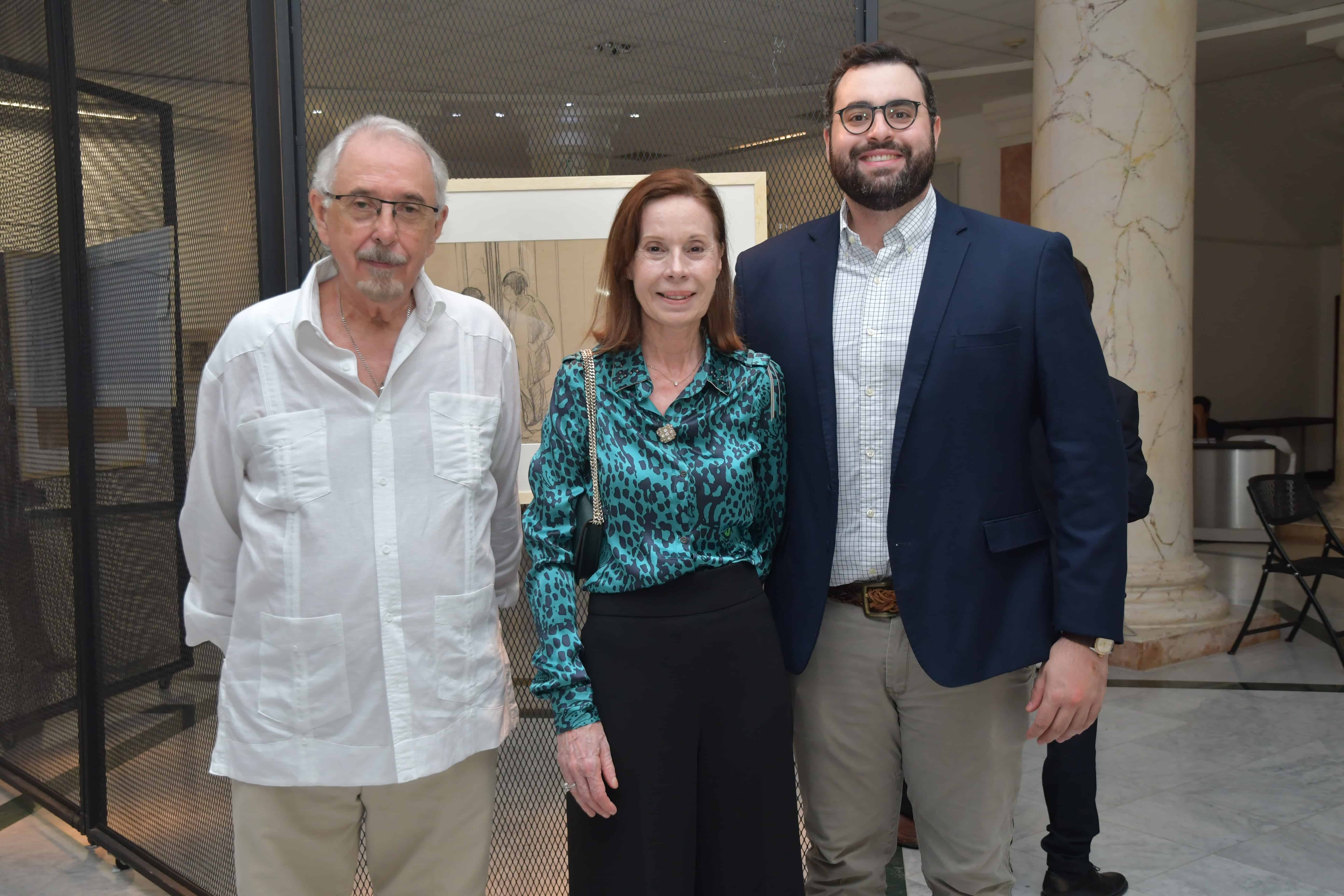 Gustavo Rodríguez, Marta Rossó y Rafael Cabrera. 