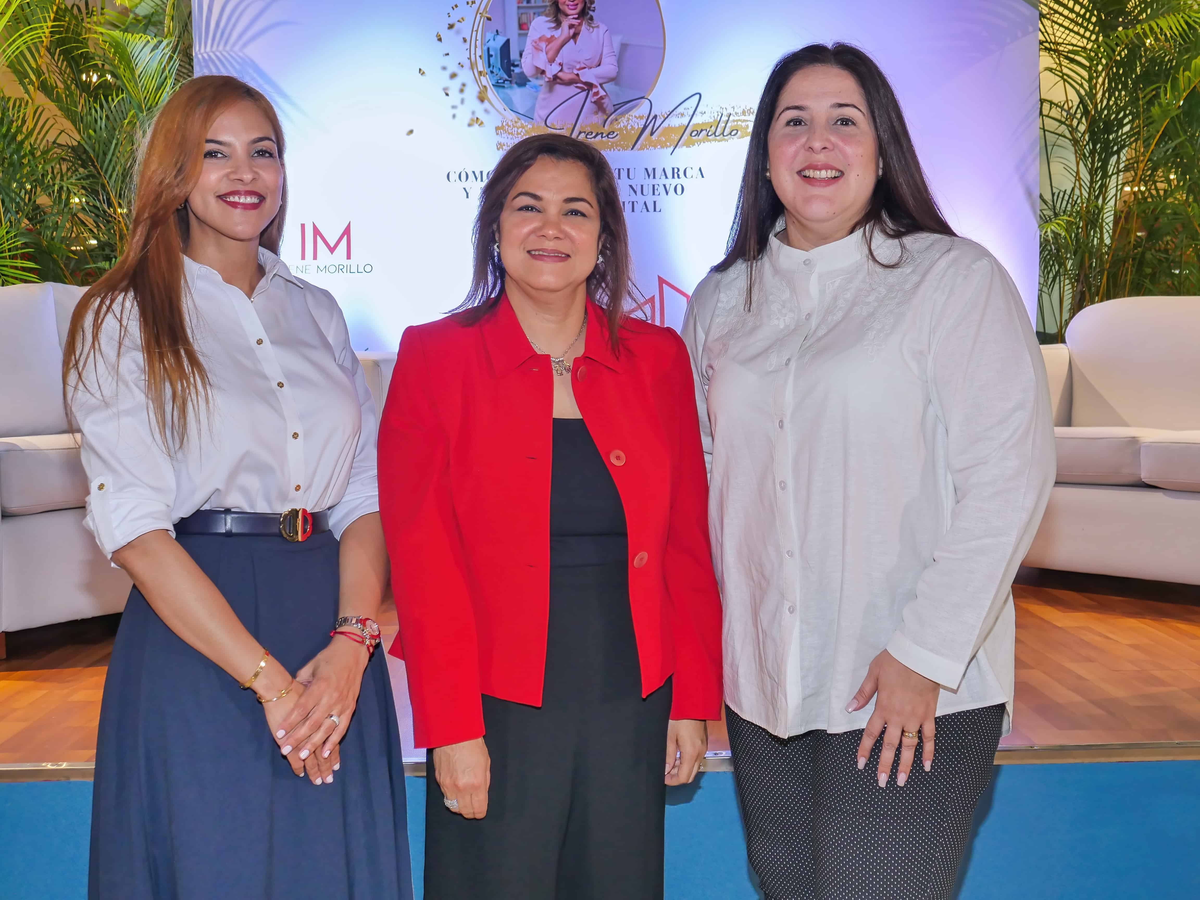 Rhazeel de la Rosa, Orania Rodríguez y Karen Troncoso.