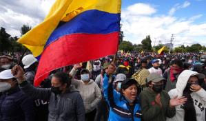 El Gobierno de Ecuador insiste en vincular protestas con mercados ilegales