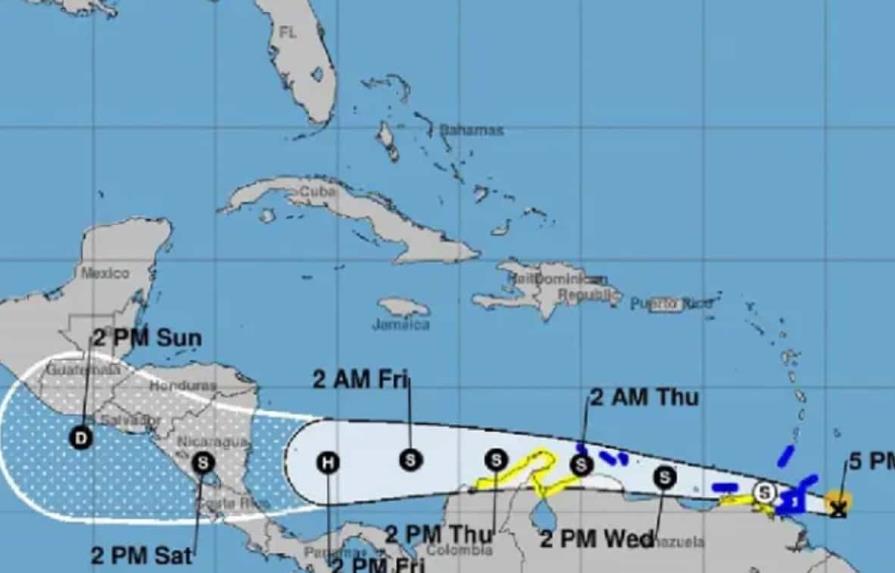 Potencial ciclón transitará muy al sur de República Dominicana